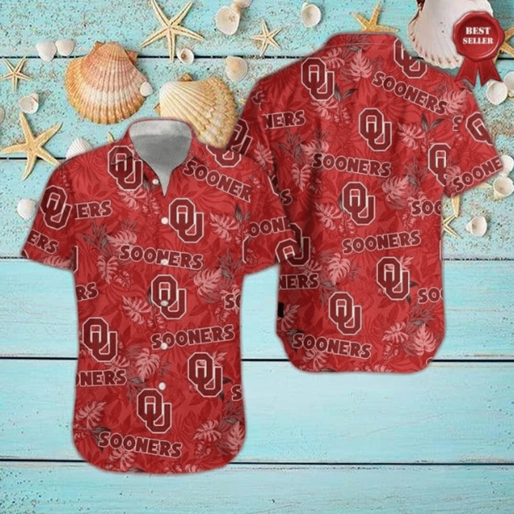 Oklahoma Sooners Crimson Hawaiian Shirt Oklahoma Sooners Crimson Hawaiian Shirt