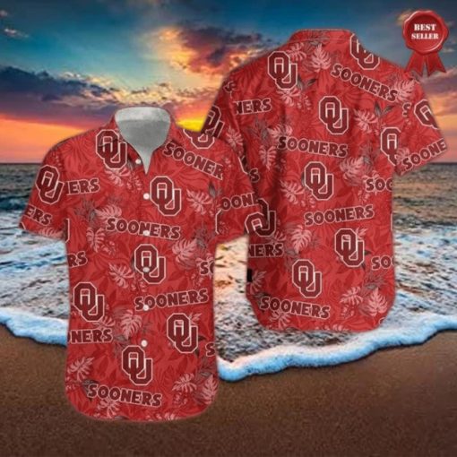 Oklahoma Sooners Crimson Hawaiian Shirt