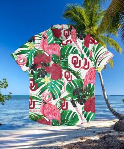 Oklahoma Sooners Flamingo Hawaiian Shirt