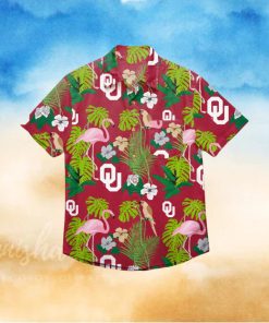 Oklahoma Sooners Floral Hawaiian Shirt