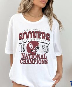Oklahoma Sooners Football 1985 National Champions Shirts 2 Oklahoma Sooners Football 1985 National Champions Shirts