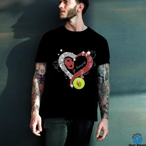 Oklahoma Sooners Go Sooners Heart Diamonds shirt