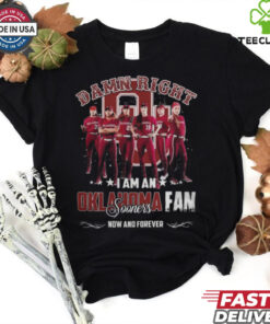 Oklahoma Sooners I Am Sooners Fan Now And Forever All Roster 2024 Tee