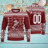 Tuxedo Cat Christmas Heart Print Ugly Christmas Sweater Print Sweatshirt