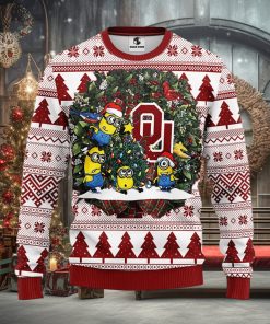 Oklahoma Sooners Minion Christmas Ugly Sweater