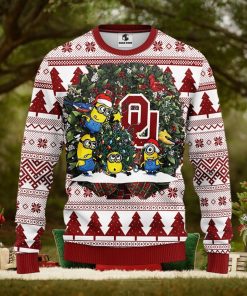 Oklahoma Sooners Minion Christmas Ugly Sweater