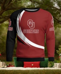 Oklahoma Sooners Simple Vintage 3D Sweater Christmas Gift For Fans