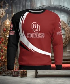 Oklahoma Sooners Simple Vintage 3D Sweater Christmas Gift For Fans