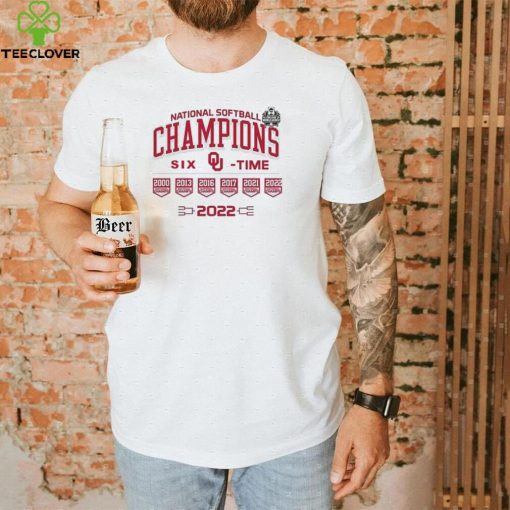 Oklahoma Sooners Six Time National Softball Champions 2022 Unisex T Shirt