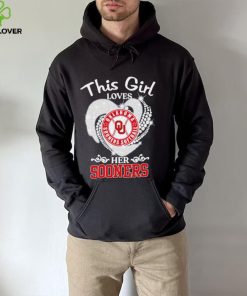 Oklahoma Sooners Softball this girl loves her Sooners heart sport circle logo hoodie, sweater, longsleeve, shirt v-neck, t-shirt