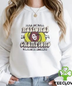 Oklahoma Sooners Unisex 2024 NCAA Softball Women’s College World Series Champions Groovy Comfort Colors hoodie, sweater, longsleeve, shirt v-neck, t-shirt