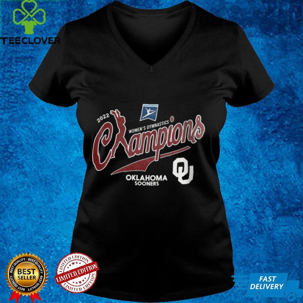 Oklahoma Sooners Womens Gymnastics Champions  T Shirt