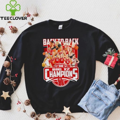Oklahoma Sooners back to back 23 24 Big 12 Champions shirt