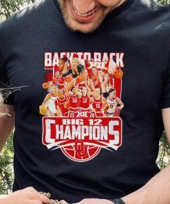 Oklahoma Sooners back to back 23 24 Big 12 Champions shirt