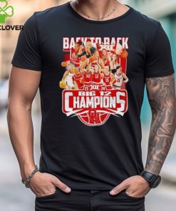 Oklahoma Sooners back to back 23 24 Big 12 Champions hoodie, sweater, longsleeve, shirt v-neck, t-shirt