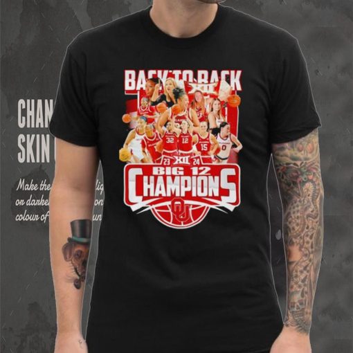 Oklahoma Sooners back to back 23 24 Big 12 Champions shirt