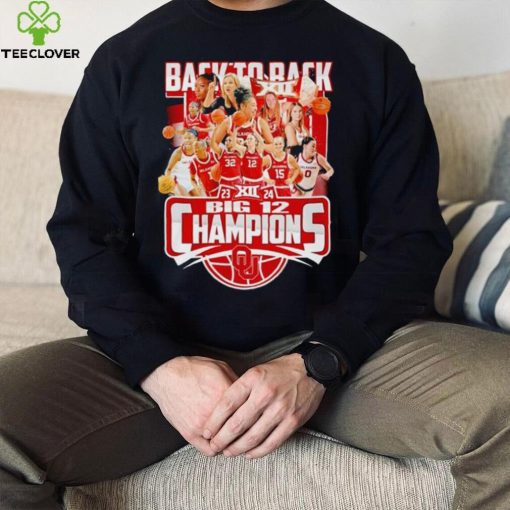 Oklahoma Sooners back to back 23 24 Big 12 Champions shirt