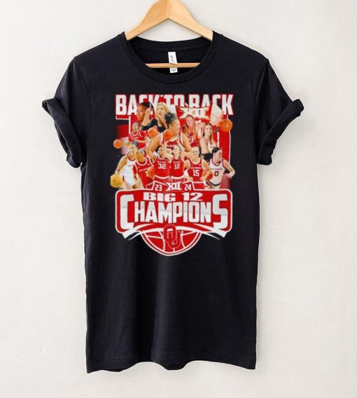 Oklahoma Sooners back to back 23 24 Big 12 Champions shirt