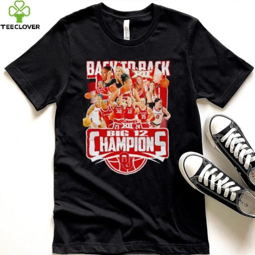 Oklahoma Sooners back to back 23 24 Big 12 Champions shirt
