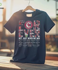 Oklahoma Sooners football forever not just when we win signatures 2024 hoodie, sweater, longsleeve, shirt v-neck, t-shirt