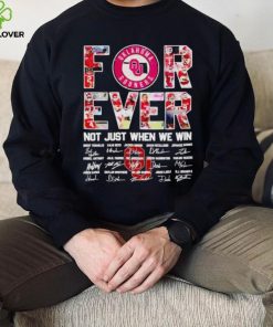 Oklahoma Sooners forever not just when we win signatures hoodie, sweater, longsleeve, shirt v-neck, t-shirt