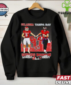 Oklahoma Sooners on Saturdays Tampa Bay Buccaneers on Sundays shirt