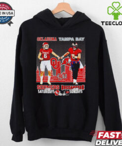 Oklahoma Sooners on Saturdays Tampa Bay Buccaneers on Sundays shirt