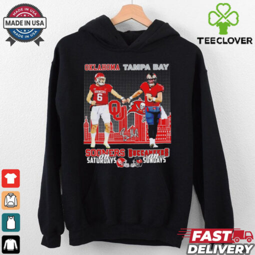 Oklahoma Sooners on Saturdays x Tampa Bay Buccaneers on Sundays shirt