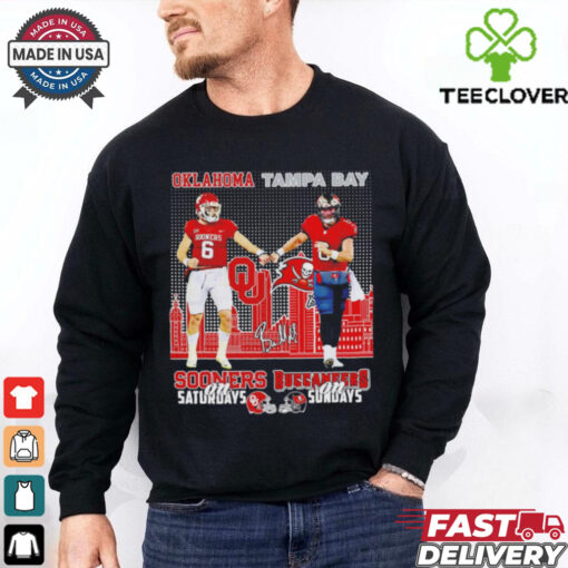 Oklahoma Sooners on Saturdays x Tampa Bay Buccaneers on Sundays shirt