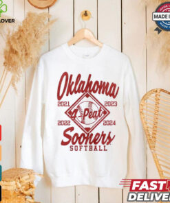 Oklahoma Sooners softball 4 peat shirt