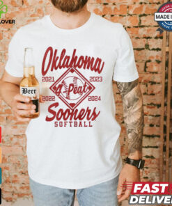 Oklahoma Sooners softball 4 peat shirt 1 Oklahoma Sooners softball 4 peat shirt