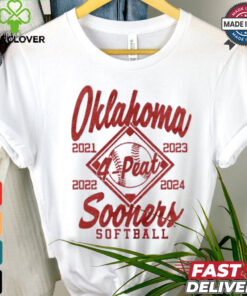 Oklahoma Sooners softball 4 peat shirt 2 Oklahoma Sooners softball 4 peat shirt