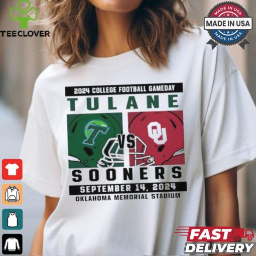 Oklahoma Sooners vs Tulane 2024 College Football Gameday September 14,2024 Mathup shirt
