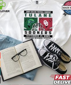Oklahoma Sooners vs Tulane 2024 College Football Gameday September 14,2024 Mathup shirt
