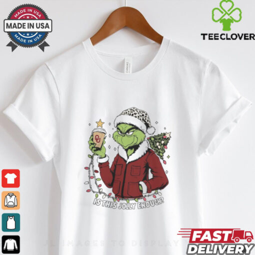 Oklahoma Sooners x Santa Grinch Is This Jolly Enough Merry Christmas Shirt