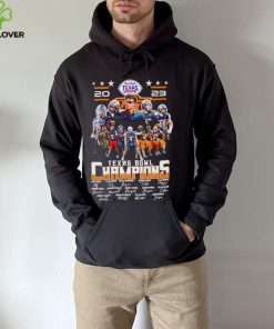 Oklahoma State Cowboys 2023 Texas Bowl Champions signatures hoodie, sweater, longsleeve, shirt v-neck, t-shirt