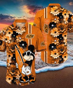 Oklahoma State Cowboys Aloha Mick Pattern Hawaiian Shirt For Fans