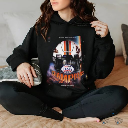 Oklahoma State Cowboys Are The 2023 Taxact Texas Bowl Champions College Football Bowl Games December 27 2023 Unisex T Shirt