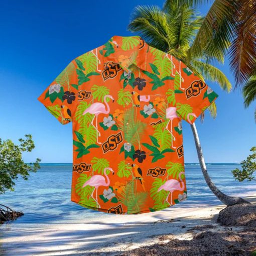 Oklahoma State Cowboys Floral Hawaiian Shirt