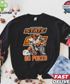Oklahoma State Cowboys Football Go Pokes Mascot Shirt