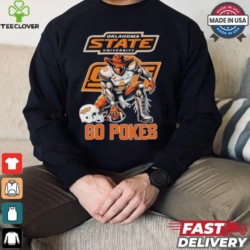 Oklahoma State Cowboys Football Go Pokes Mascot Shirt Oklahoma State Cowboys Football Go Pokes Mascot Shirt