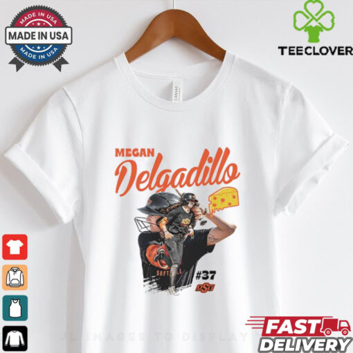 Oklahoma State Cowboys Football Megan Delgadillo #37 cheese shirt