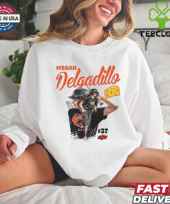 Oklahoma State Cowboys Football Megan Delgadillo #37 cheese shirt