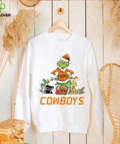 Oklahoma State Cowboys Grinch and Max dog funny Christmas hoodie, sweater, longsleeve, shirt v-neck, t-shirt