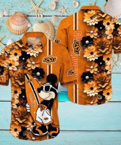 Oklahoma State Cowboys Hawaiian Shirt Mickey Love Surfing Trending Summer Gift