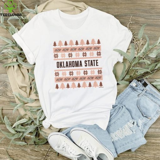 Oklahoma State Cowboys Holiday Christmas Tree T Shirt