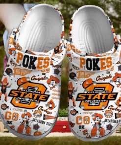 Oklahoma State Cowboys NCAA Sport Crocs Crocband Clogs Shoes Comfortable For Men Women and Kids – Footwearelite Exclusive