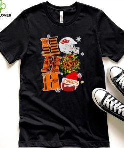 Oklahoma State Cowboys NCAA ho ho ho Christmas shirt