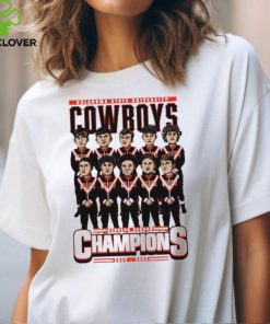 Oklahoma State Cowboys NCAA wrestling regular season champions 2023  2024 team caricature shirt