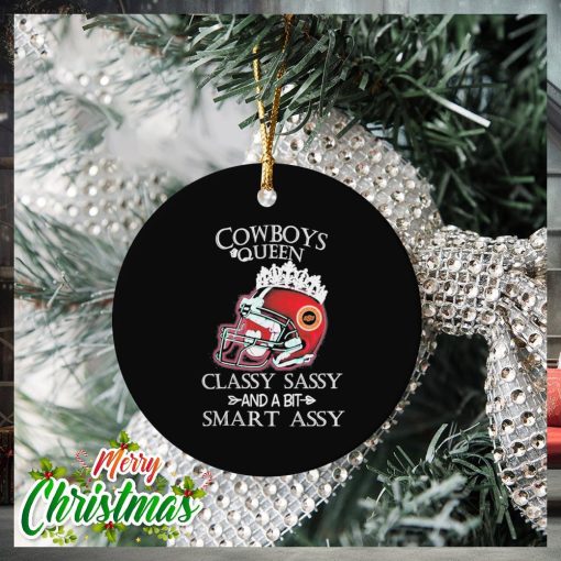 Oklahoma State Cowboys Queen Classy Sassy And A Bit Smart Assy Ornament